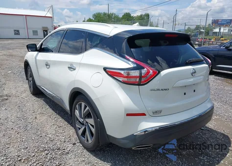 2016 Nissan Murano Platinum from USA, damaged, VIN 5N1AZ2MH9GN140160